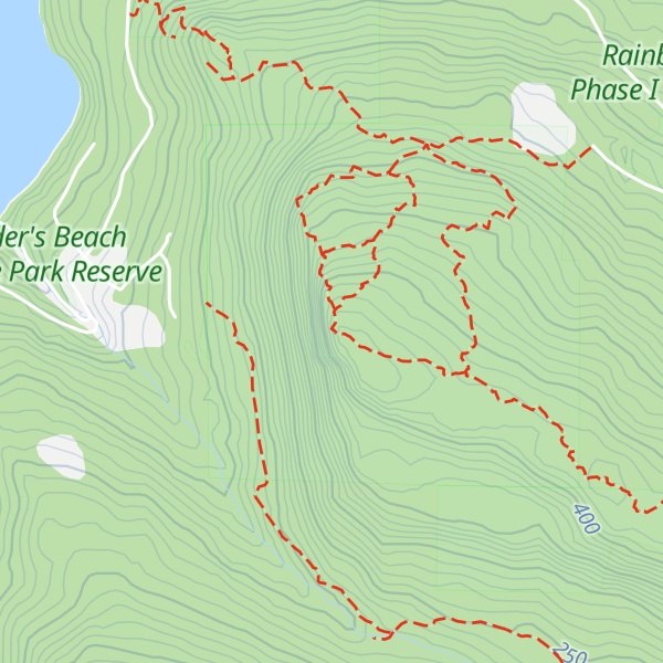 Map of Mount Erskine