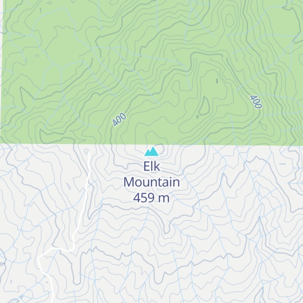 Map of Elk Mountain