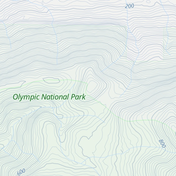 Map of McDonald Mountain