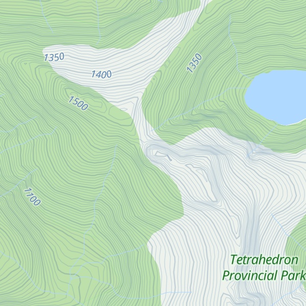 Map of Torus Peak