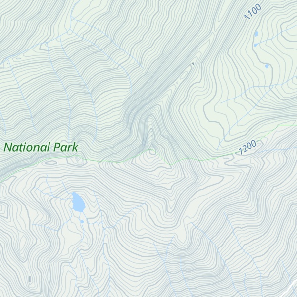 Map of Discovery Peak