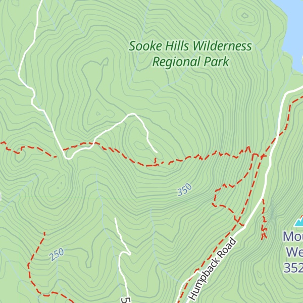 Map of Mount McDonald