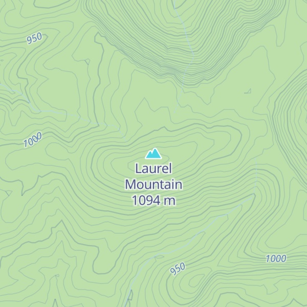 Map of Laurel Mountain