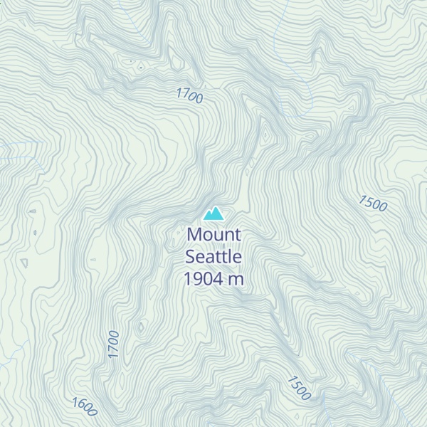 Map of Mount Seattle