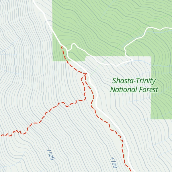 Map of Black Fox Rock