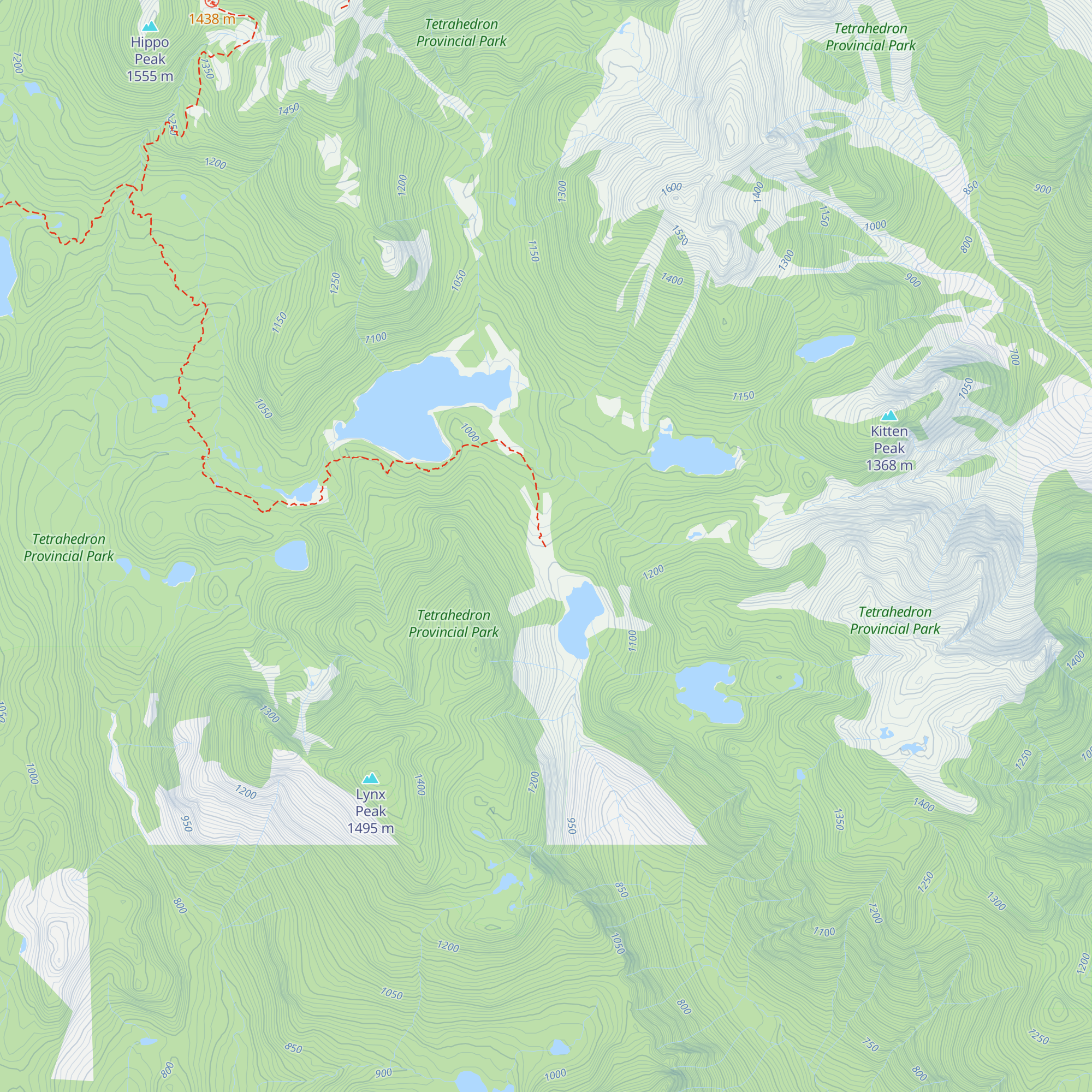 McNair Cabin map