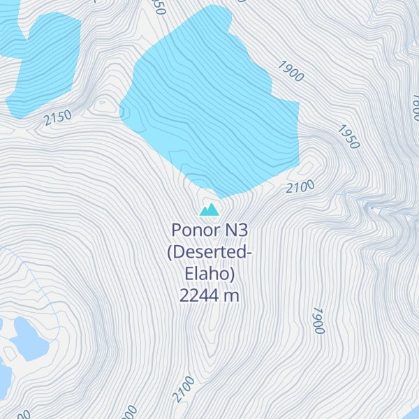 Map of Ponor N3 (Deserted-Elaho)