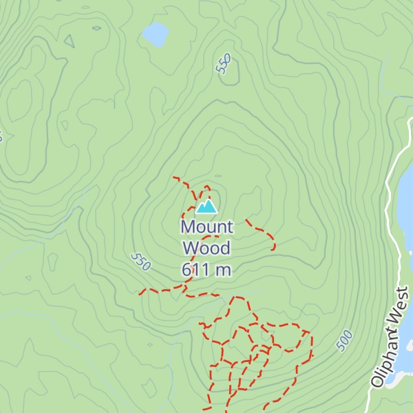 Map of Mount Wood