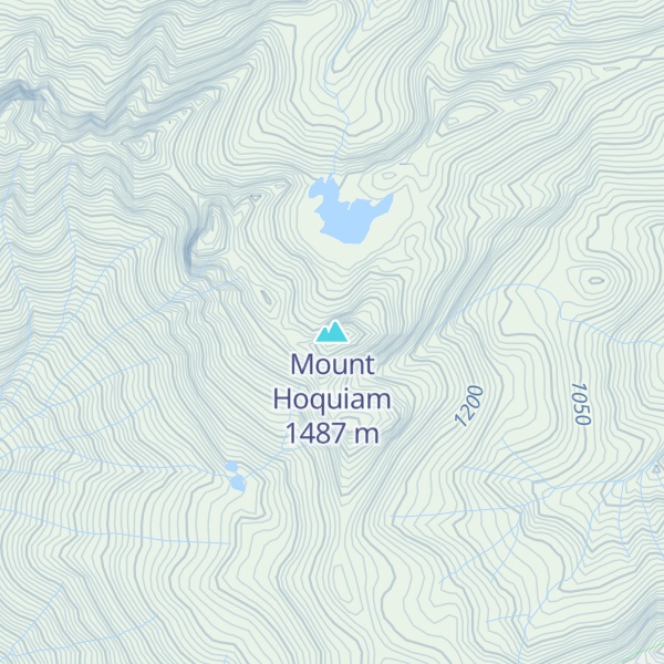 Map of Mount Hoquiam