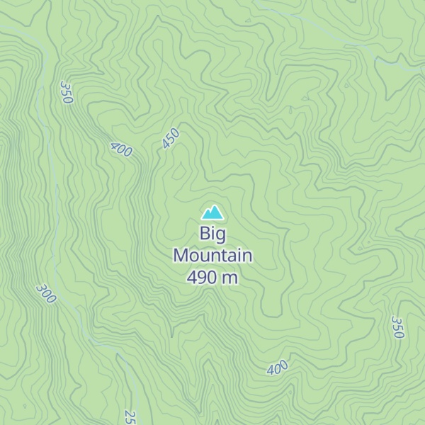 Map of Big Mountain