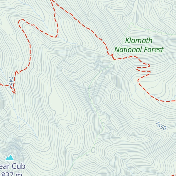 Map of Polar Bear Mountain