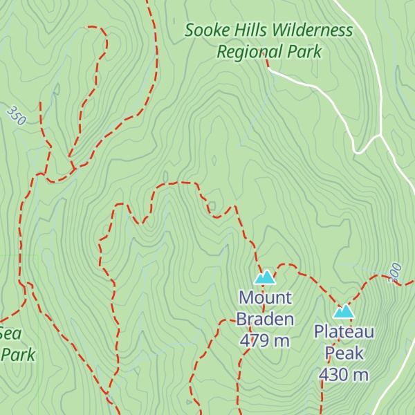 Map of Castle Peak