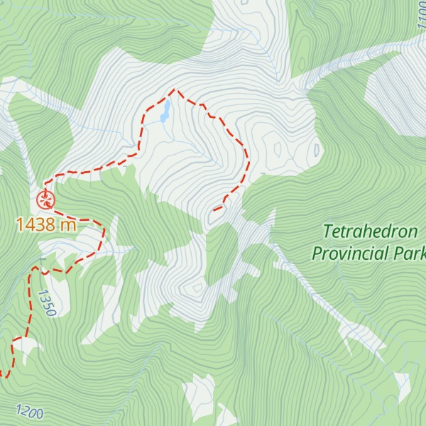 Map of Mount Steele