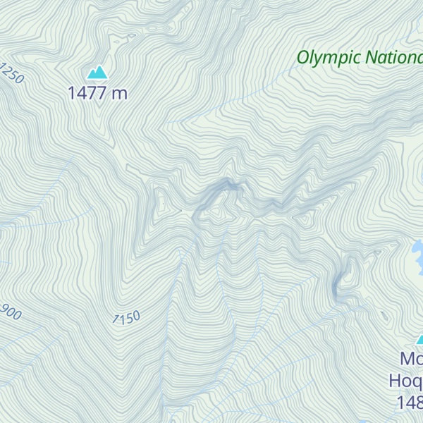 Map of No Name Peak