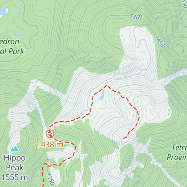 Map of Mt Steele Cabin