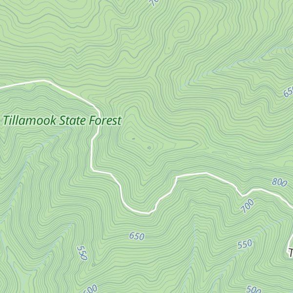 Map of Pinochle Peak