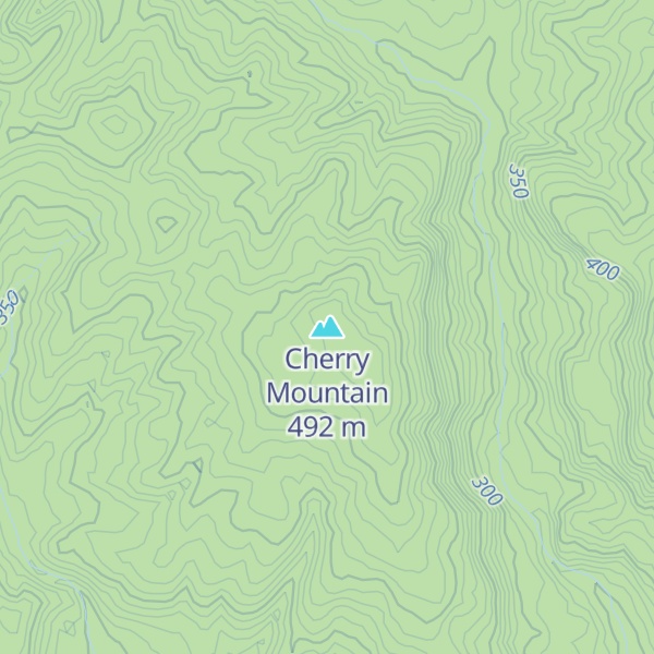 Map of Cherry Mountain