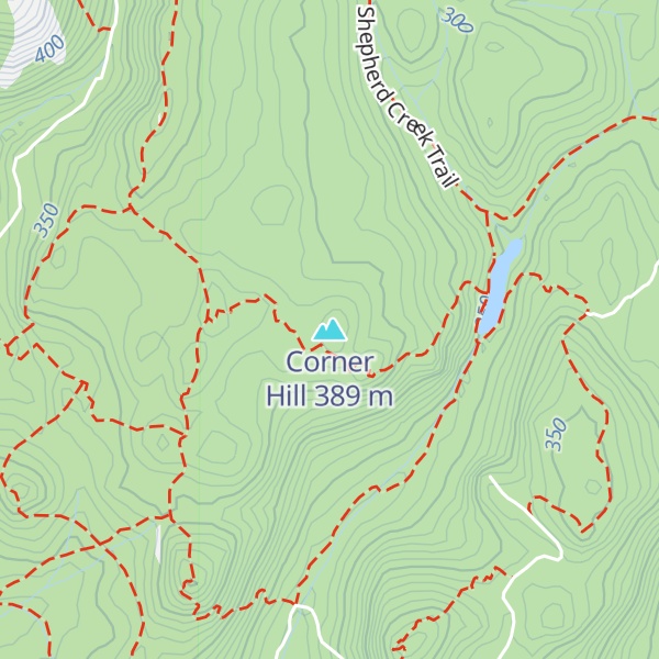 Map of Corner Hill