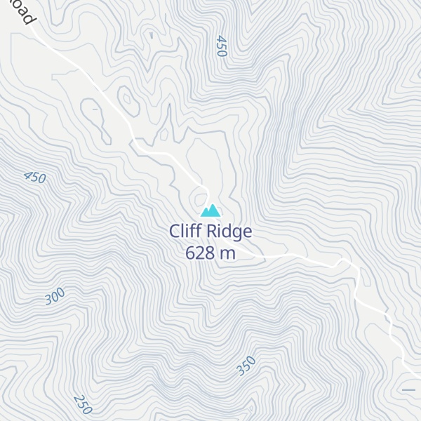Map of Cliff Ridge