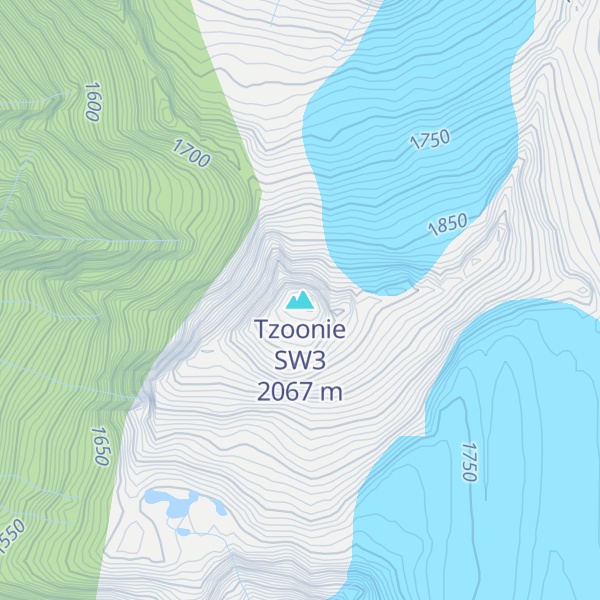 Map of Tzoonie SW3