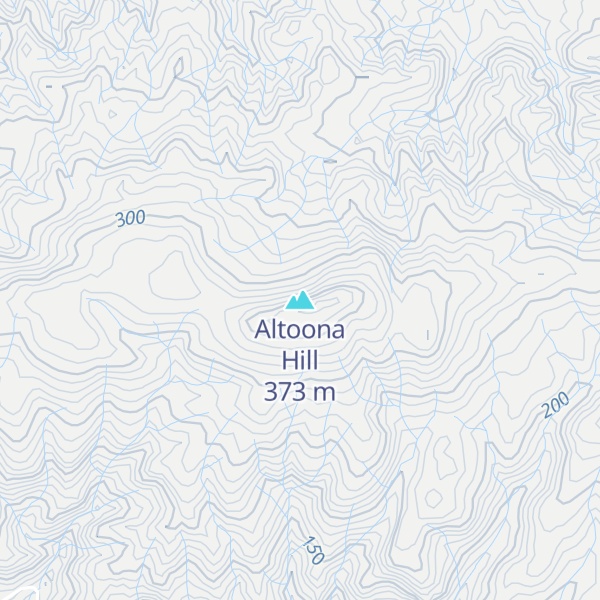 Map of Altoona Hill