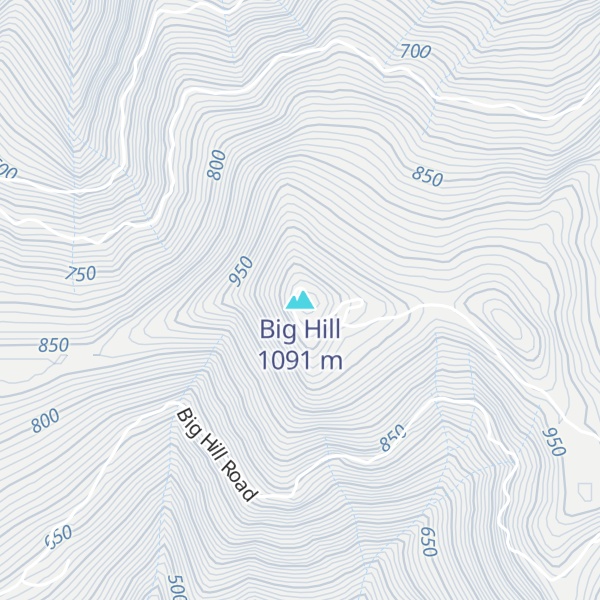 Map of Big Hill