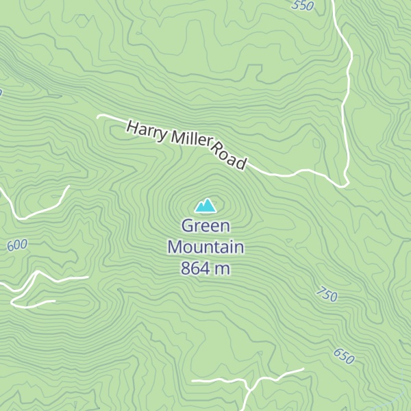 Map of Green Mountain