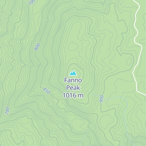 Map of Fanno Peak