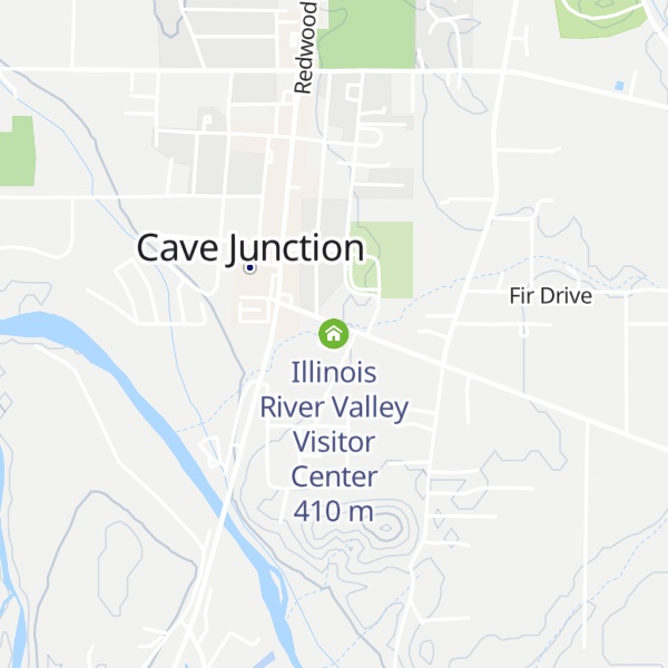 Map of Illinois River Valley Visitor Center