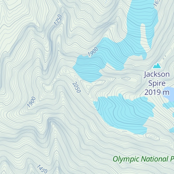 Map of Mount Carrie
