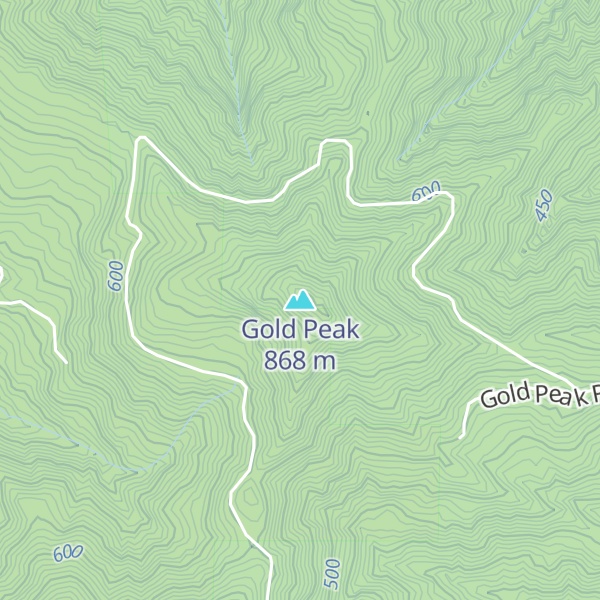 Map of Gold Peak