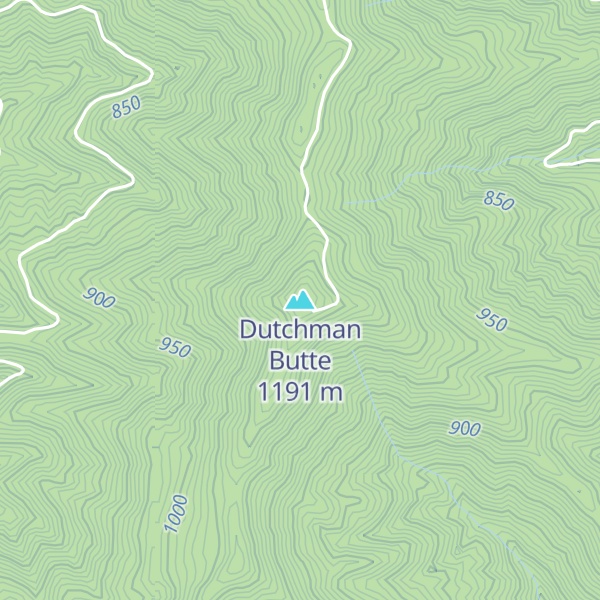 Map of Dutchman Butte