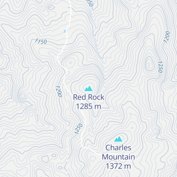 Map of Red Rock