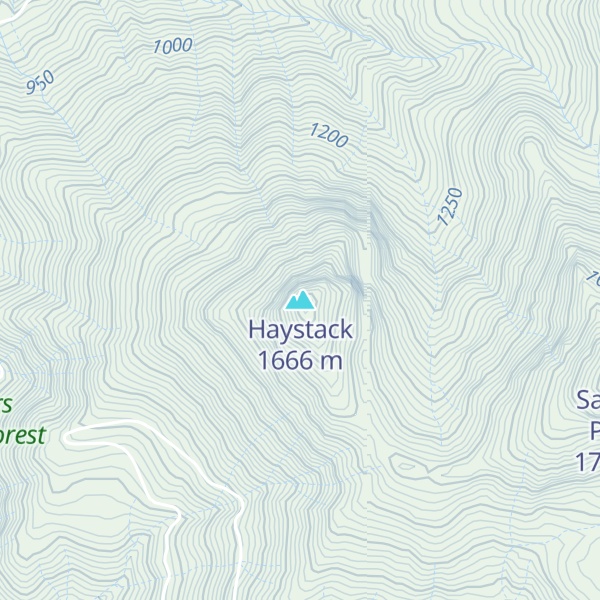 Map of Haystack