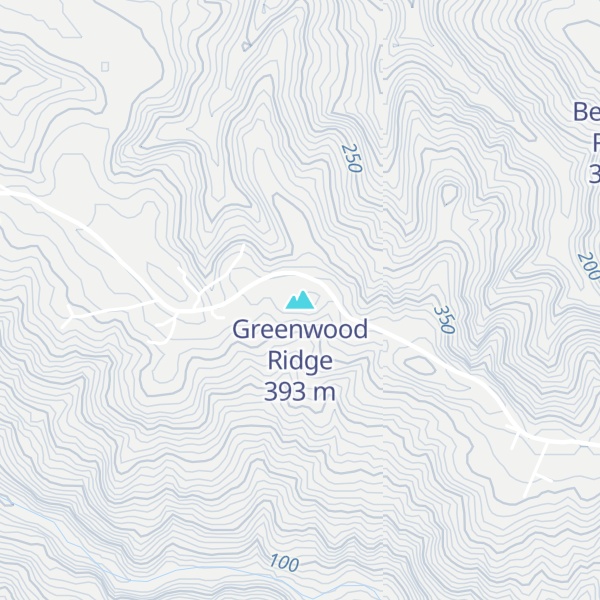 Map of Greenwood Ridge