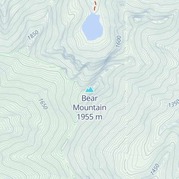 Map of Bear Mountain