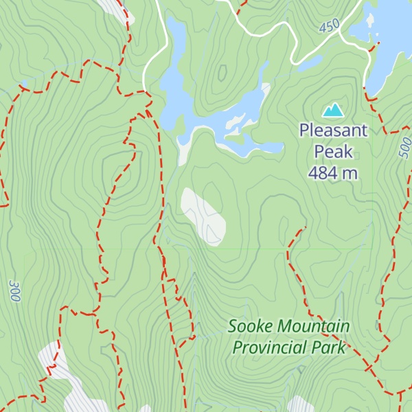 Map of Devastation Hill