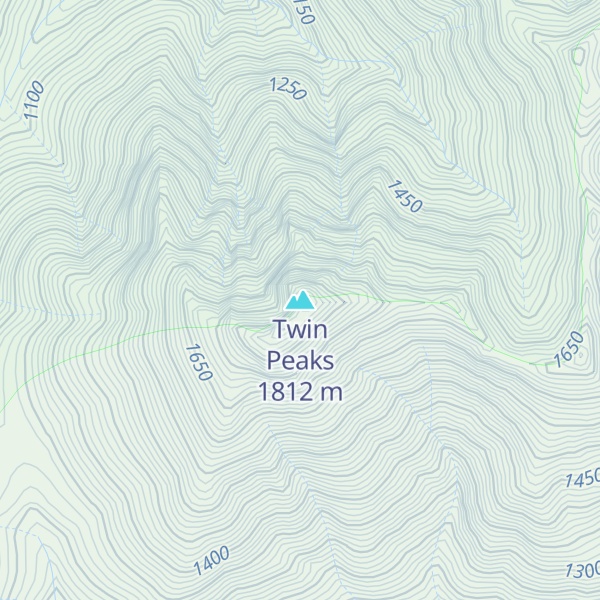 Map of Twin Peaks