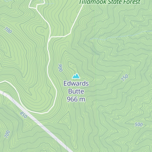 Map of Edwards Butte