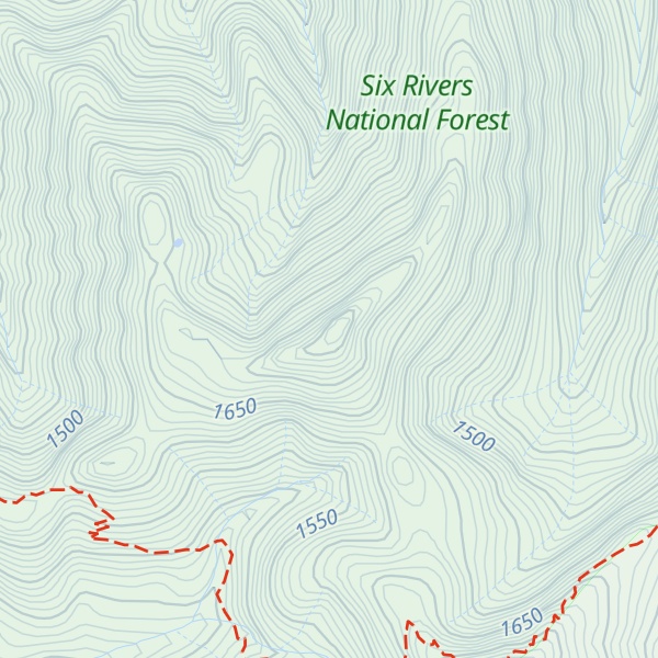 Map of Stevens Mountain