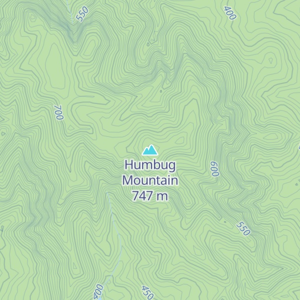 Map of Humbug Mountain