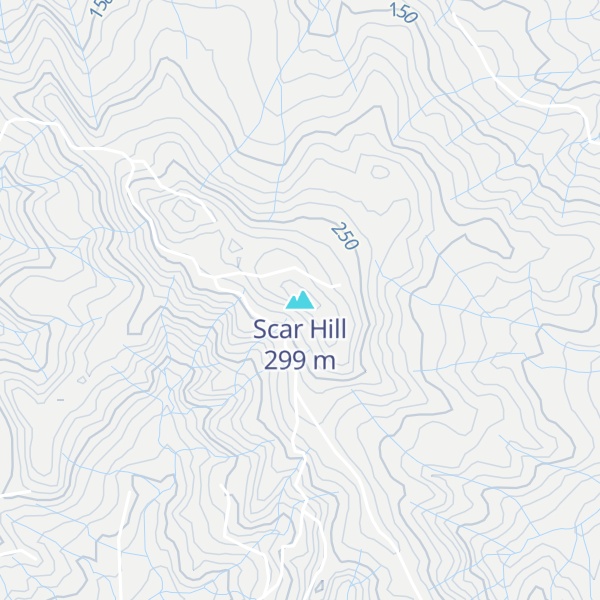 Map of Scar Hill