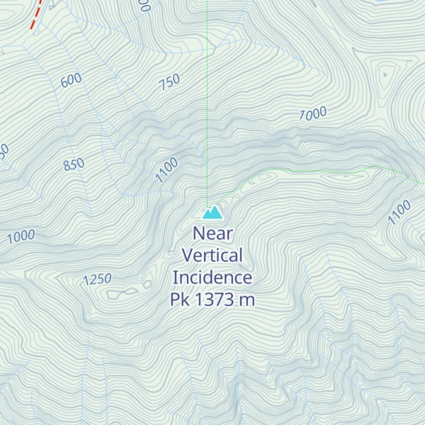 Map of Near Vertical Incidence Pk