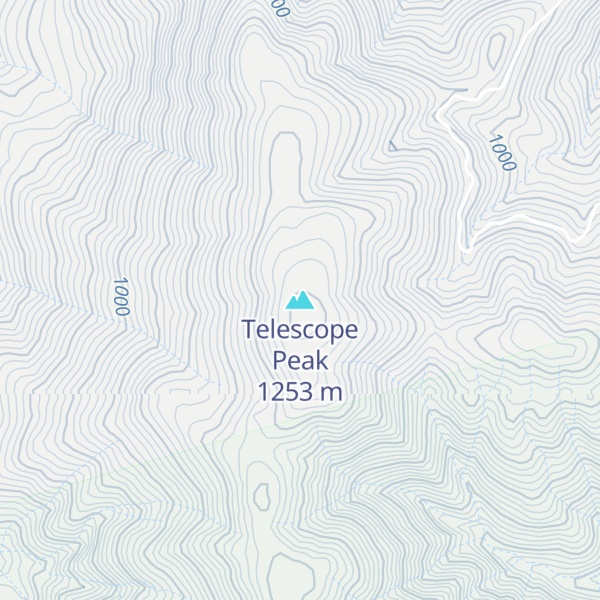 Map of Telescope Peak