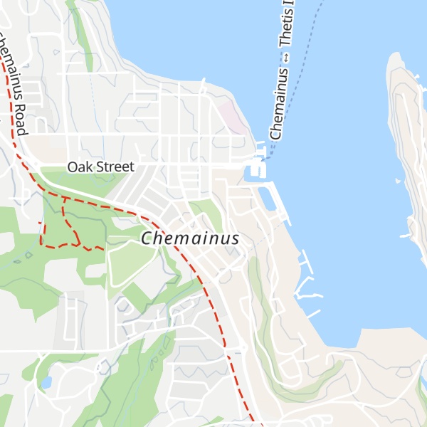 Map of Chemainus Visitor Centre