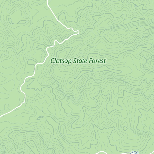 Map of Cole Mountain