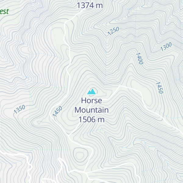 Map of Horse Mountain