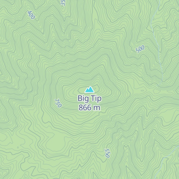 Map of Big Tip