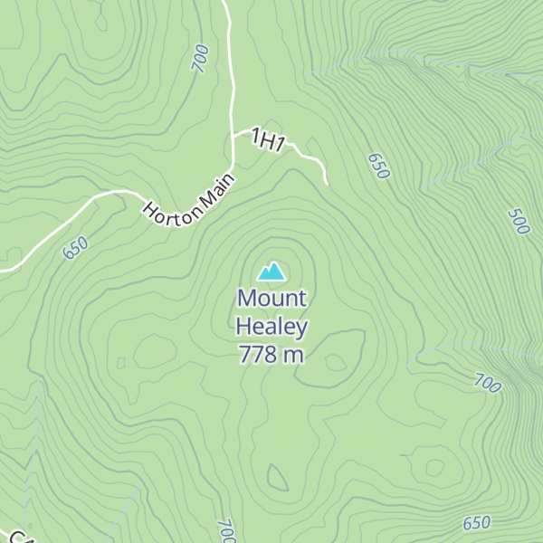 Map of Mount Healey