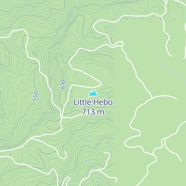 Map of Little Hebo
